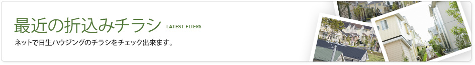 最近の折込みチラシ