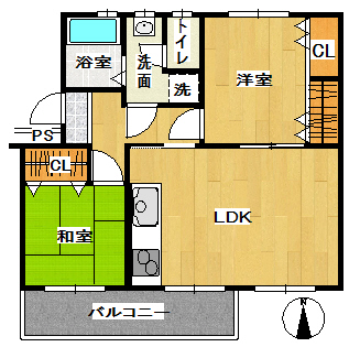 築４５年　マンションリノベ　間取り